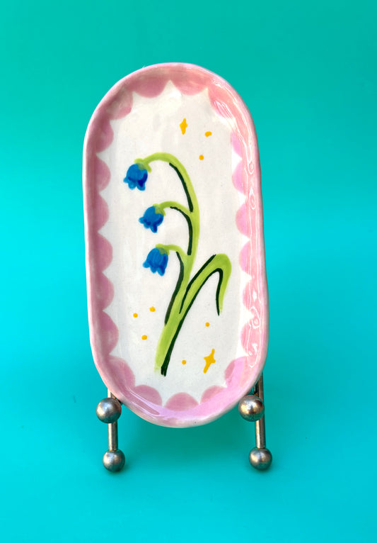 Glasses Tray - Bluebells
