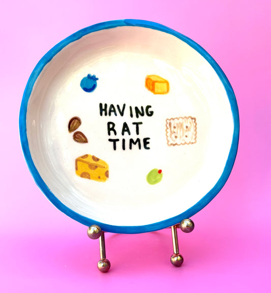 Having Rat Time Plate - Small