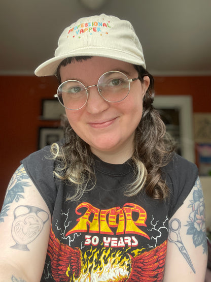 "Professional Yapper" Corduroy Ball Cap