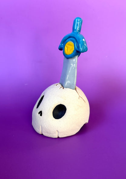 Skull Bust with Sword