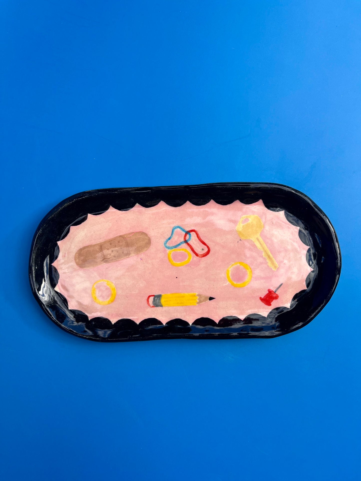 Junk Drawer Oval Tray