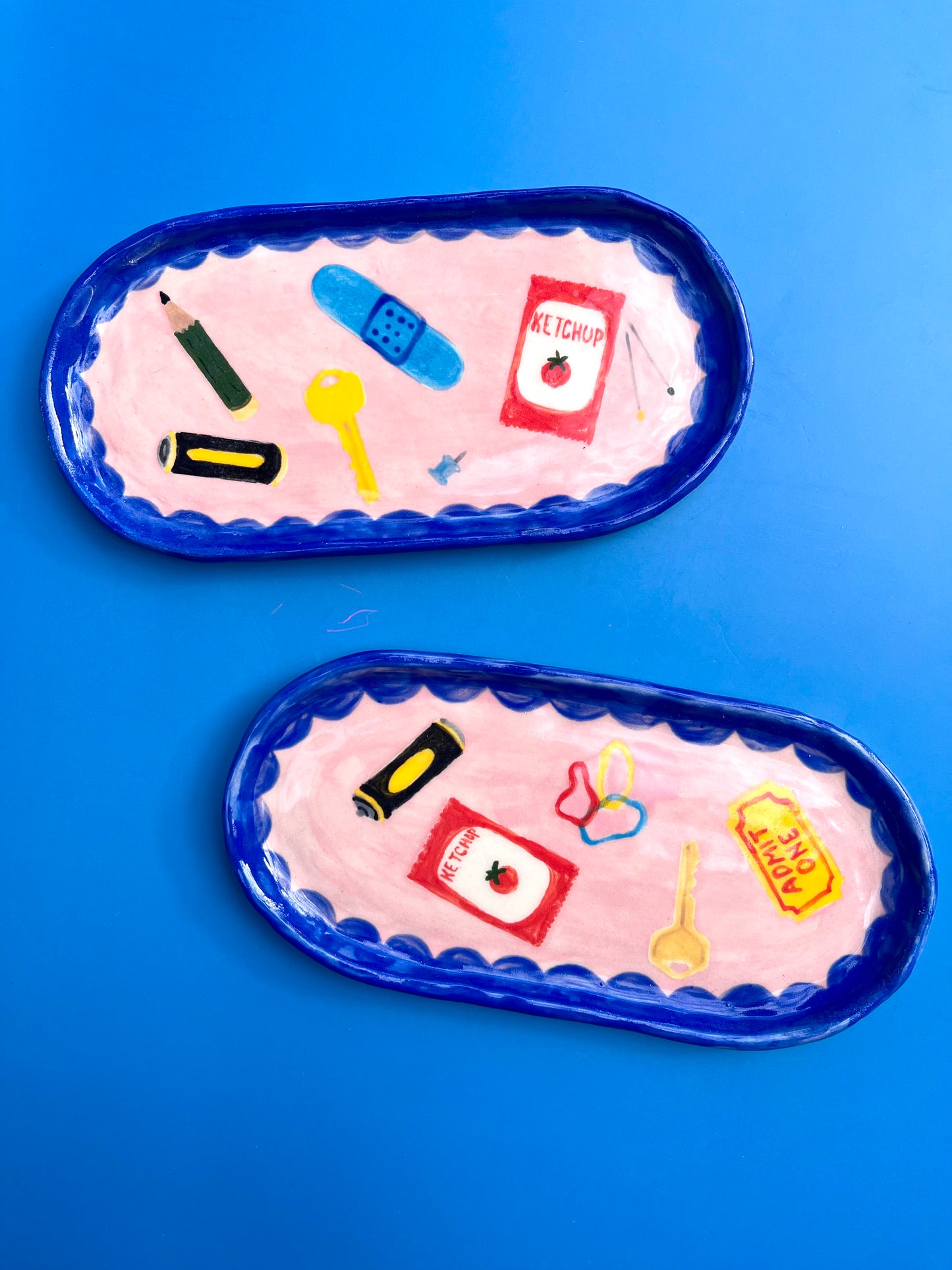Junk Drawer Oval Tray