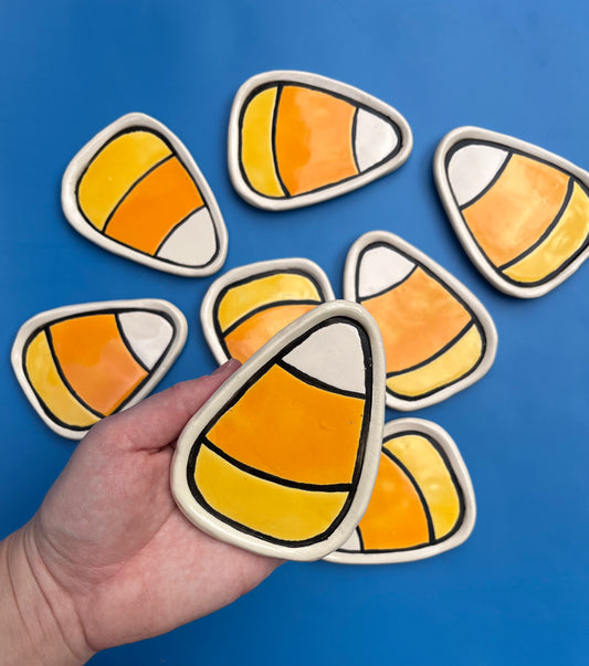 Candy Corn Trinket Dish