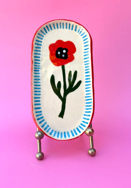 Glasses Tray - Poppy