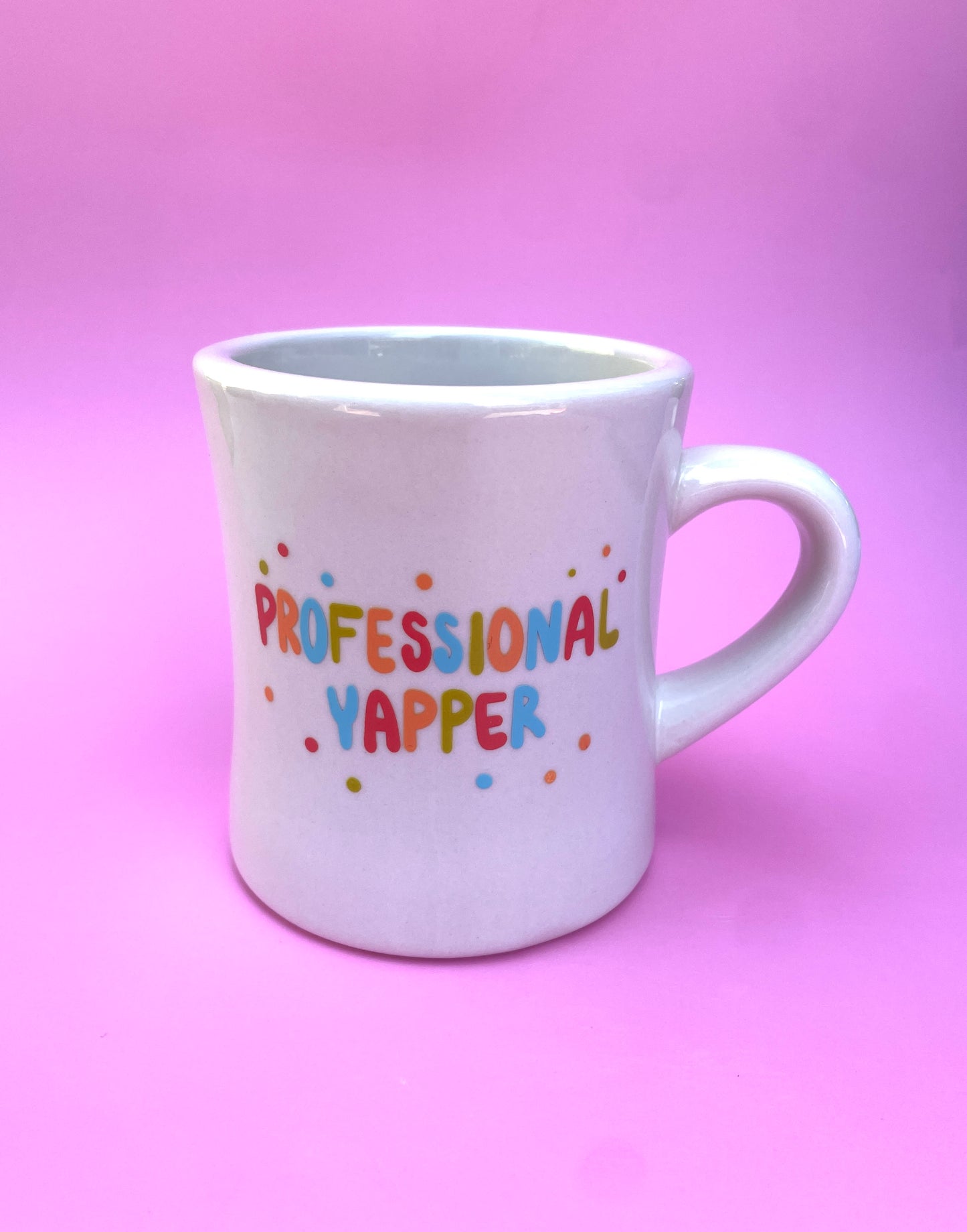 "Professional Yapper" Diner Mug