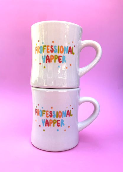 "Professional Yapper" Diner Mug